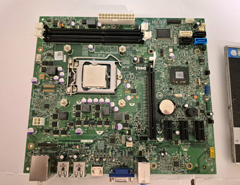 Dell 0T1RV8 MicroATX LGA1155 DDR3 Motherboard w/ I/O Shield w/ i3 CPU